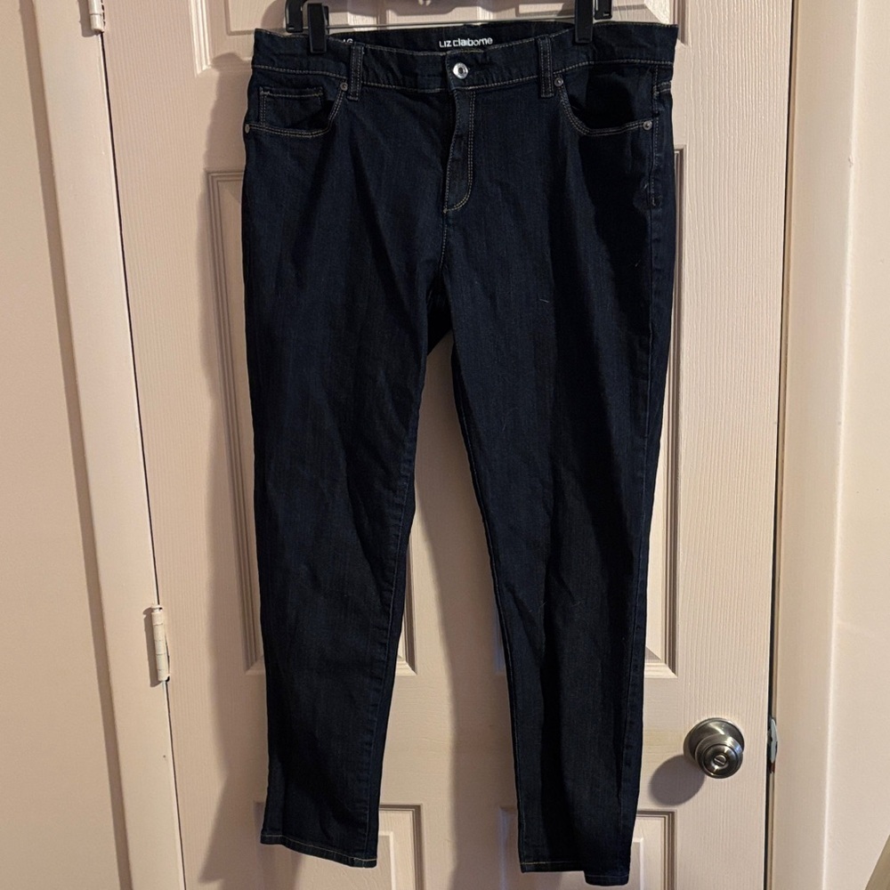 Liz Claiborne Dark Wash Denim Jeans